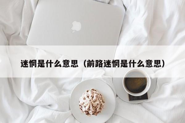 迷惘是什么意思（前路迷惘是什么意思）