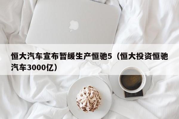 恒大汽车宣布暂缓生产恒驰5（恒大投资恒驰汽车3000亿）