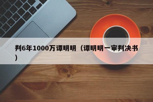 判6年1000万谭明明（谭明明一审判决书）